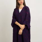 Violet Spikes Abaya