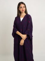 Violet Spikes Abaya