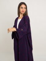 Violet Spikes Abaya - Image 4