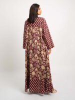 Ruby Vine A-Cut Abaya - Image 2