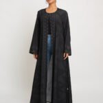 A-Cut Long Open Abaya